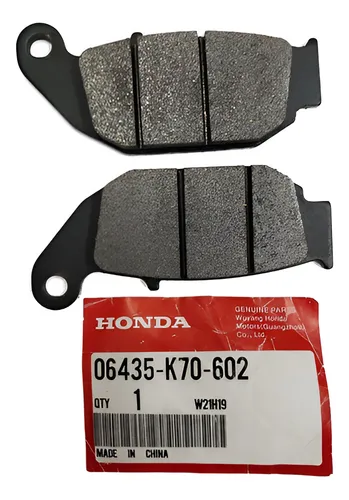 JGO. PASTILLAS DE FRENO TRAS.