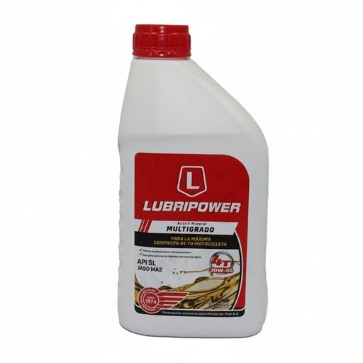 [ACEITE HONDA 20W50 4T] ACEITE LUBRIPOWER 4T 20W50