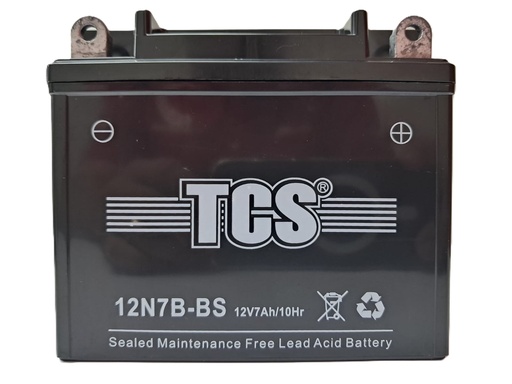 [BATERIA 12N7B-BS TCS] BATERIA 12N7B-BS TCS 147*59*130